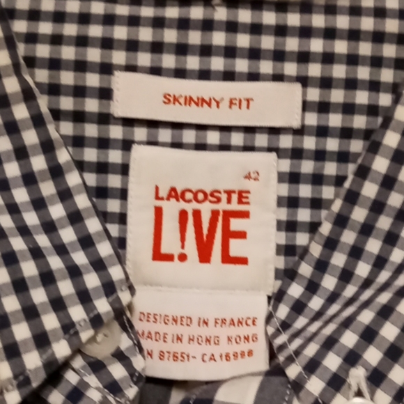 Lacoste Skinny Fit/ large 42 - Picture 2 of 3